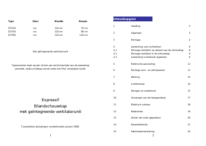 Handleiding Itho D7340 Afzuigkap