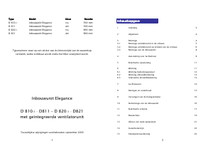 Handleiding Itho D820/1 Elegance Afzuigkap