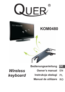 Instrukcja Quer KOM0480 Klawiatura