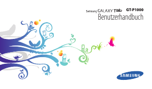 Bedienungsanleitung Samsung GT-P1000 Galaxy Tab Tablet