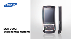 Bedienungsanleitung Samsung SGH-D900 Handy