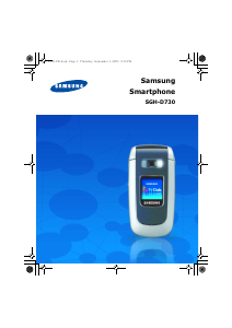 Bedienungsanleitung Samsung SGH-D730 Handy