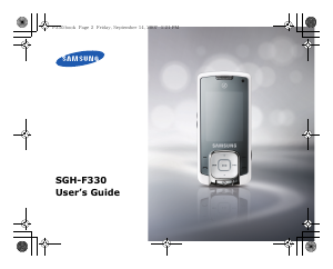 Handleiding Samsung SGH-F330 Mobiele telefoon