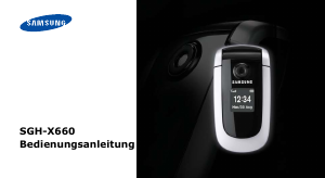 Bedienungsanleitung Samsung SGH-X660 Handy