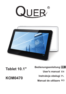 Instrukcja Quer KOM0470 Tablet