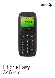 Handleiding Doro PhoneEasy 345gsm Mobiele telefoon