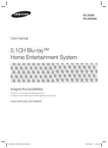 Brugsanvisning Samsung HT-J5500 Hjemmebiosystem