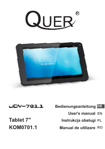 Instrukcja Quer KOM0701.1 Tablet