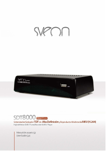 Manual de uso Sveon SDT8000 Receptor digital