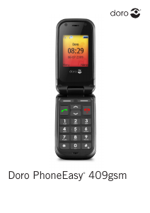 Bedienungsanleitung Doro PhoneEasy 409gsm Handy