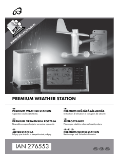 Návod Auriol IAN 276553 Meteostanica