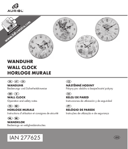 Manual Auriol IAN 277625 Relógio