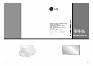 Bedienungsanleitung LG MW-71PY10 Plasma monitor