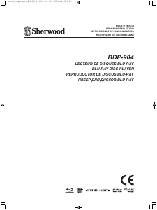 Manual de uso Sherwood BDP-904 Reproductor de blu-ray