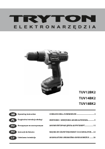 Manual Tryton TUV12BK2 Drill-Driver