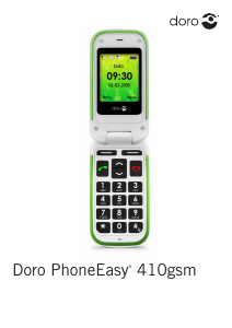 Handleiding Doro PhoneEasy 410gsm Mobiele telefoon