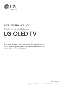 Mode d’emploi LG OLED55E9PLA Téléviseur OLED