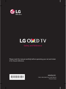 Priročnik LG OLED55E6D OLED-televizor