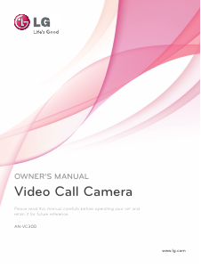 Handleiding LG AN-VC300 Webcam