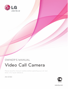 Manual LG AN-VC100 Webcam