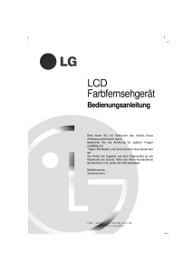 Bedienungsanleitung LG LE-15A15 LCD monitor