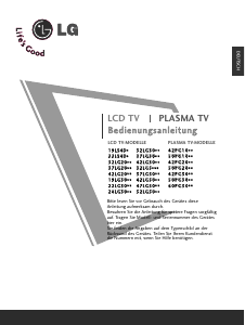 Bedienungsanleitung LG 42PG2000 Plasma fernseher