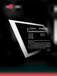 Bedienungsanleitung LG 42PC1D Plasma fernseher