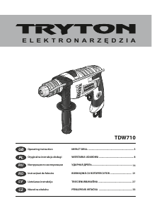 Manual Tryton TDW710 Impact Drill