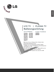 Bedienungsanleitung LG 60PF95 Plasma fernseher