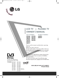 Manuale LG 60PF95-ZA Plasma televisore