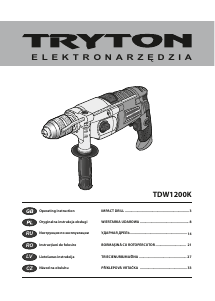 Manual Tryton TDW1200 K Impact Drill