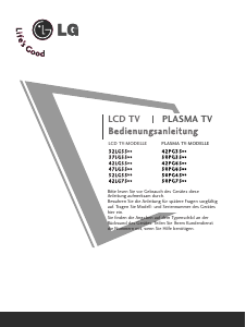 Bedienungsanleitung LG 42PG6500 Plasma fernseher
