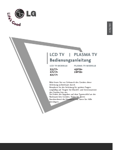 Bedienungsanleitung LG 42PT85 Plasma fernseher