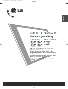 Bedienungsanleitung LG 50PC5D1 Plasma fernseher