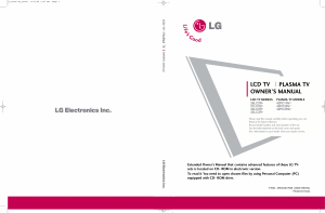 Manuale LG 42PC1RVA Plasma televisore