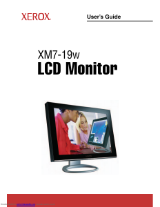 Handleiding Xerox XM7-19W LCD monitor