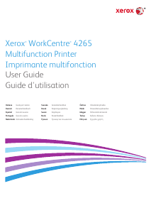 Handleiding Xerox WorkCentre 4265 Multifunctional printer