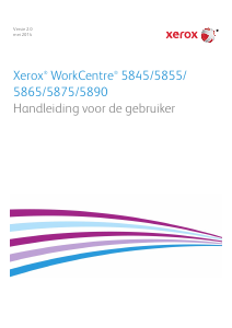 Handleiding Xerox WorkCentre 5875 Multifunctional printer