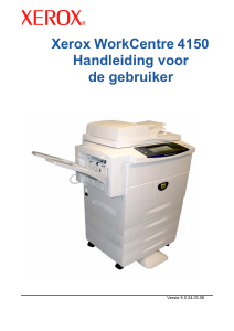 Handleiding Xerox WorkCentre 4150 Multifunctional printer