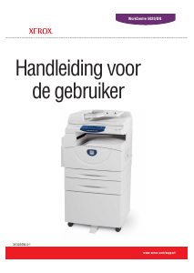 Handleiding Xerox WorkCentre 5020/DN Multifunctional printer