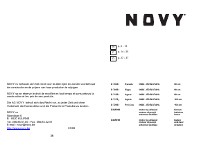 Handleiding Novy D 7025/7 Afzuigkap
