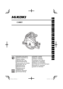 Mode d’emploi Hikoki C 6MEY Scie circulaire