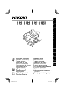 Mode d’emploi Hikoki C 6U3 Scie circulaire