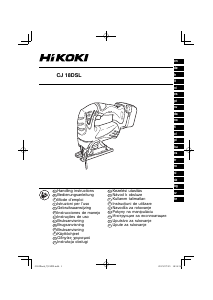 Használati útmutató Hikoki CJ 18DSL Szúrófűrész