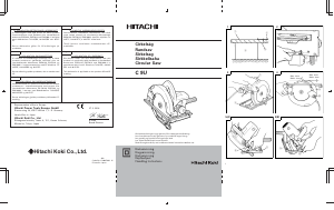 Manual Hitachi C 9U Circular Saw