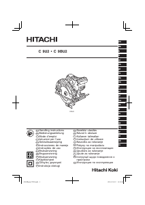 Käyttöohje Hitachi C 9U2 Pyörösaha