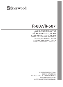 Handleiding Sherwood R-607 Receiver