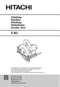 Handleiding Hitachi C 6U Cirkelzaag