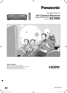 Manual Panasonic SA-XR59 Receiver