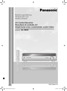 Manuale Panasonic SA-HR45EG Ricevitore